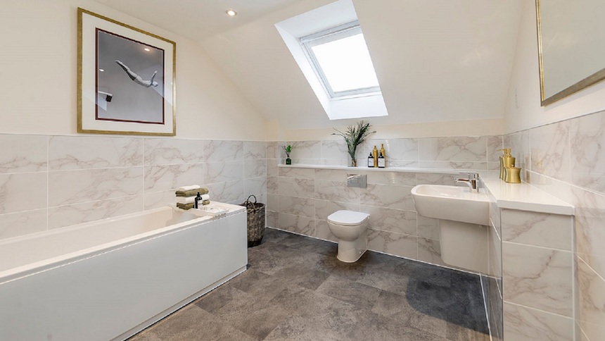 Bathroom at the Summerswood show home